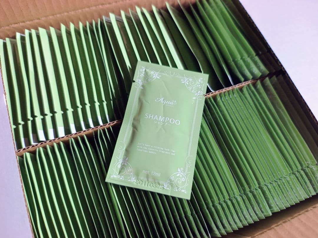 アクア 12mlパウチ 1000個 業務用シャンプー