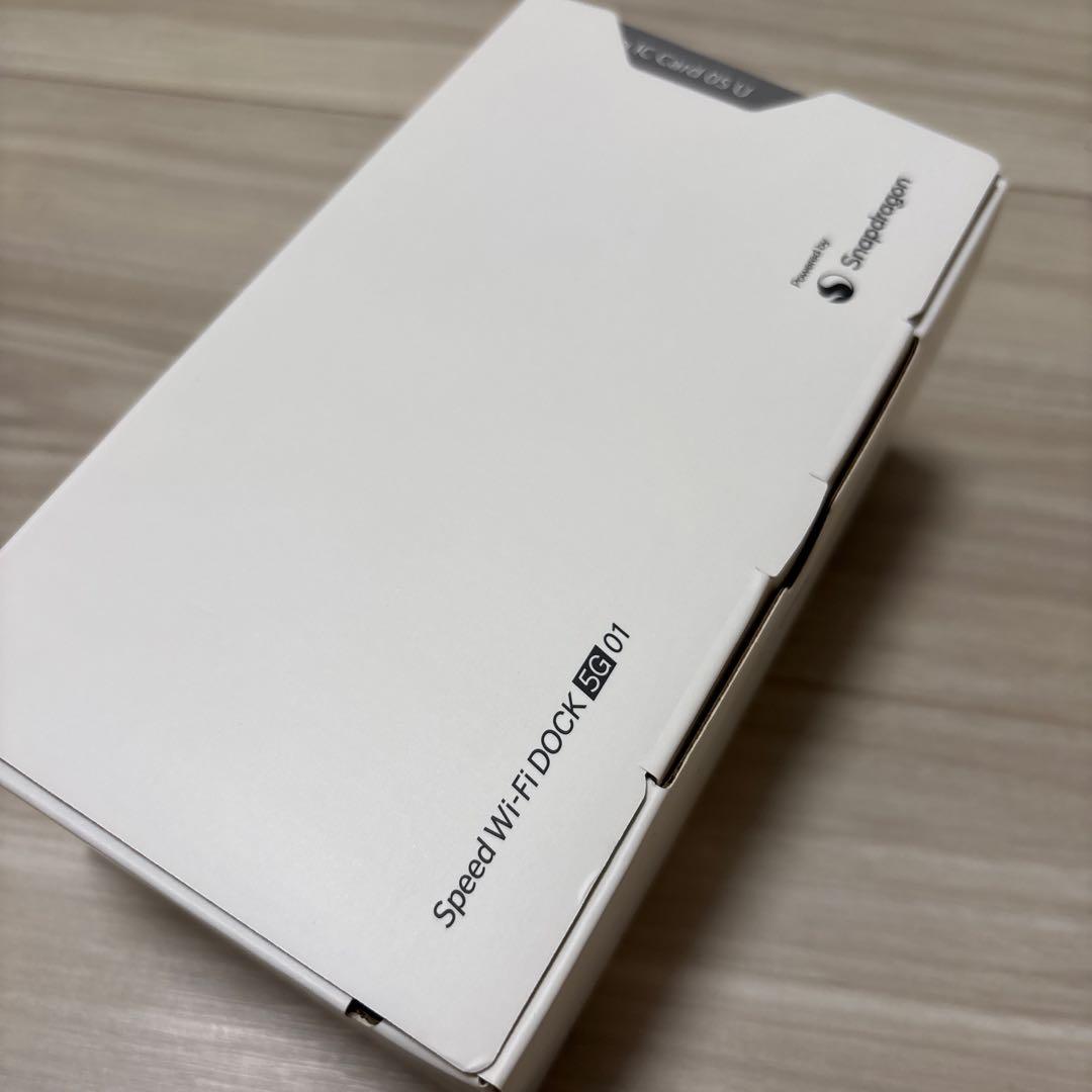 Speed Wi-Fi DOCK 5G 01 未使用品