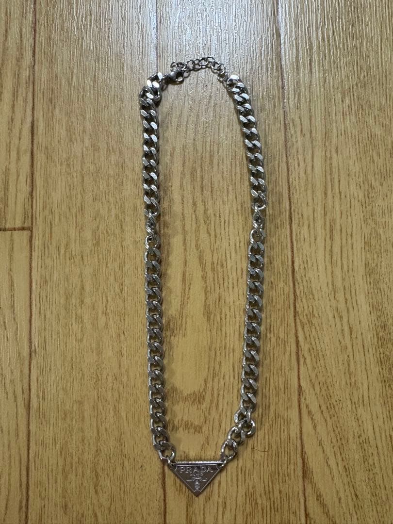 PRADA シルバー チェーンネックレス シルバー シルバー チェーンネックレス | PRADA