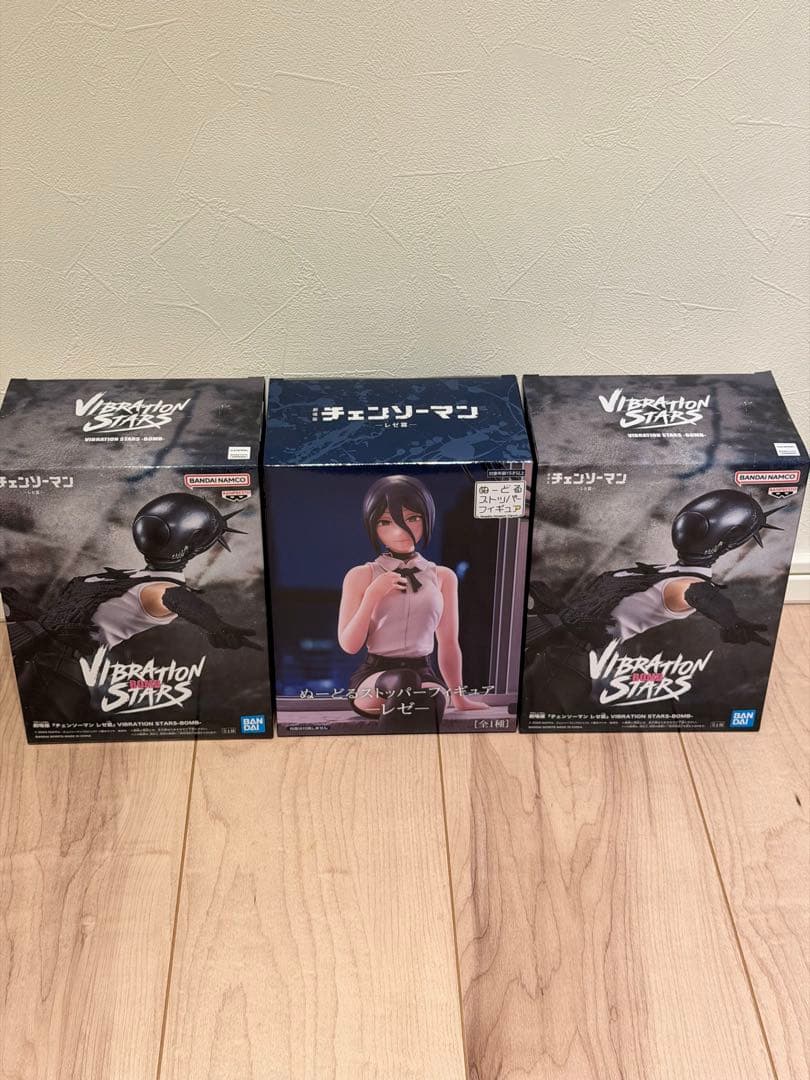 チェンソーマン　ぬーどるストッパー　レゼ　ボム　フィギュア　セット