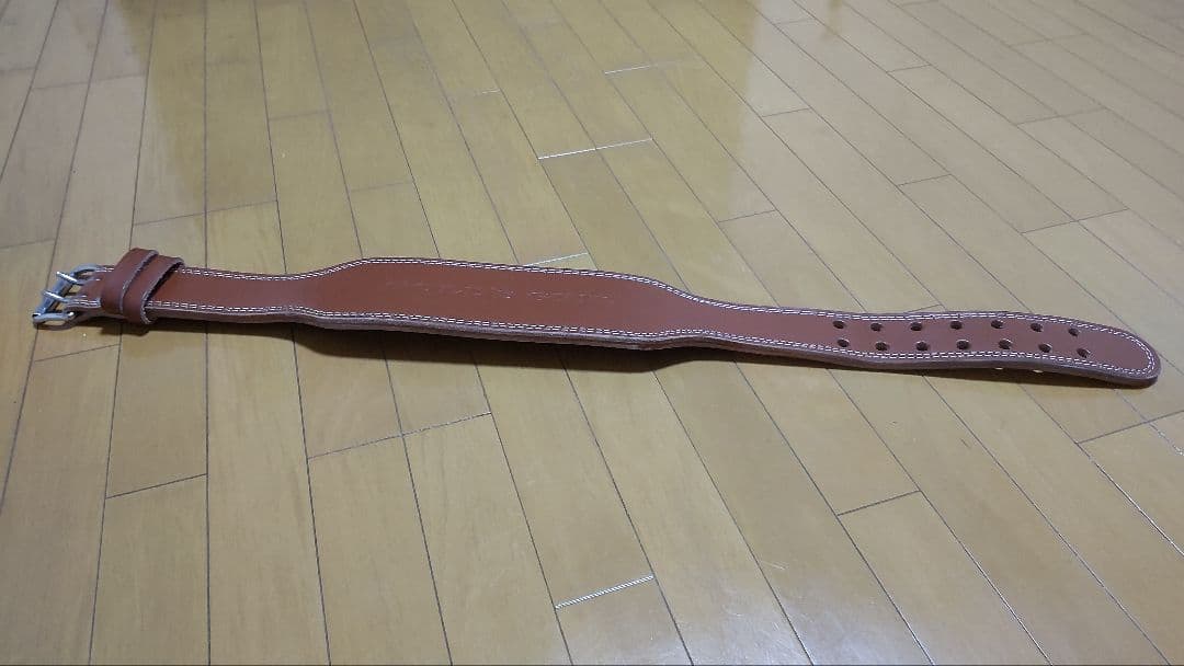 ゴールドジム（GOLD'S GYM）　プロレザーベルト　Mサイズ ゴールドジム プロレザーベルト - THINKフィットネス : 健人ストア