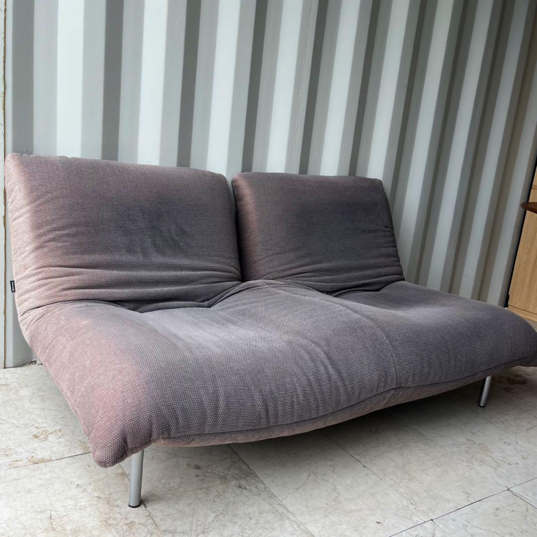 取付無料！リーンロゼ カラン ファブリックリクライニング式2人掛け