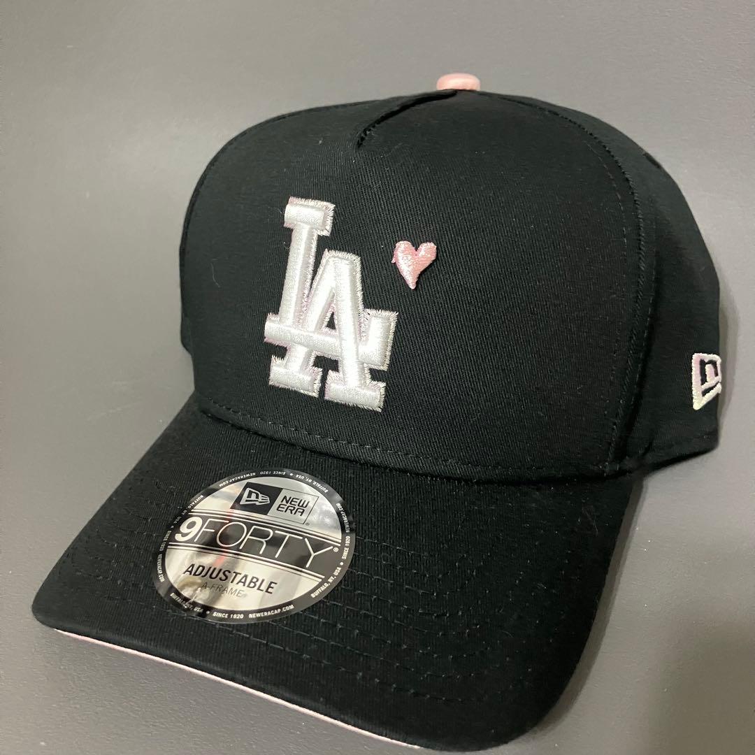海外限定！ニューエラ LA ドジャース　9FORTY キャップ　帽子 ハート