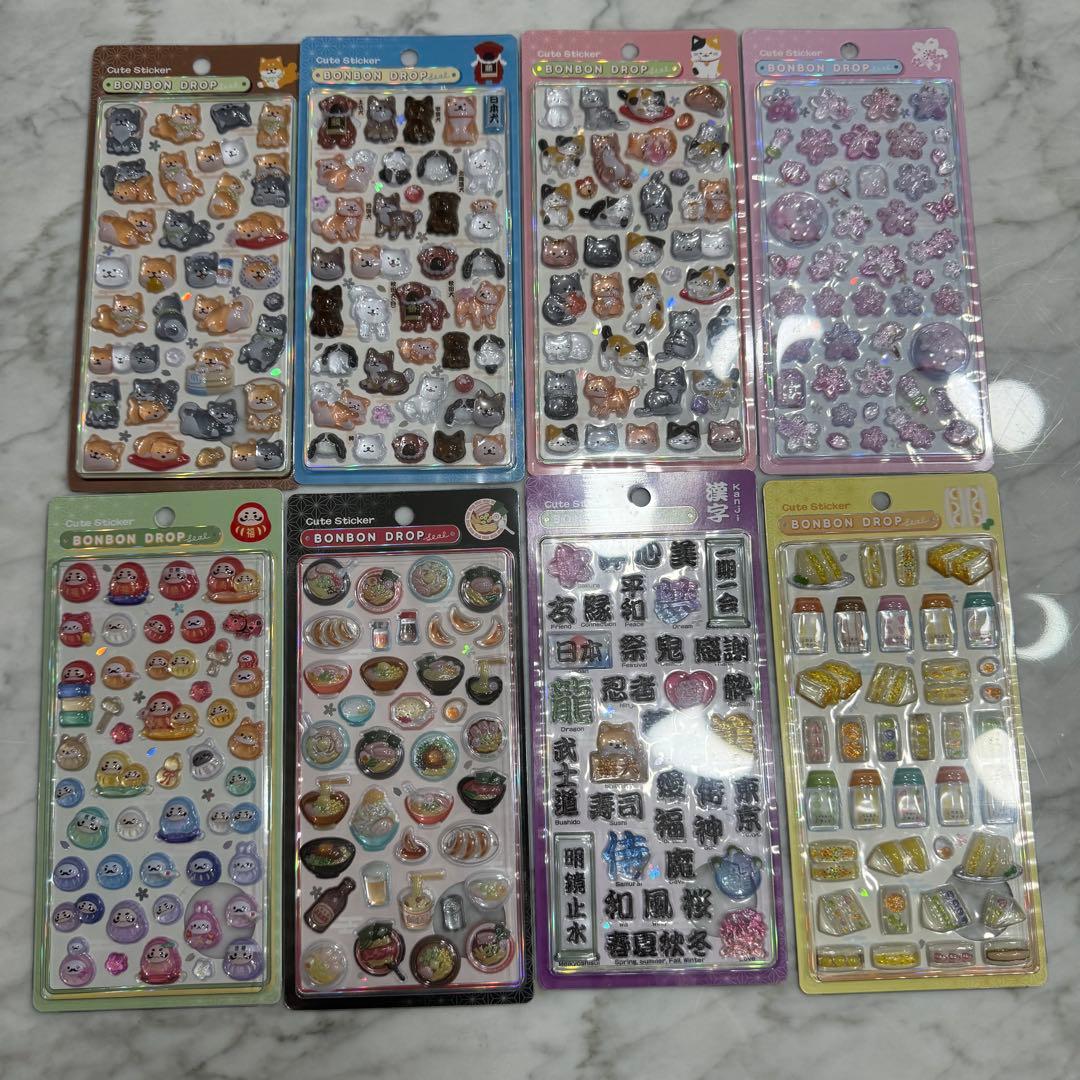 即発❣️ボンボンドロップシール　新作和柄