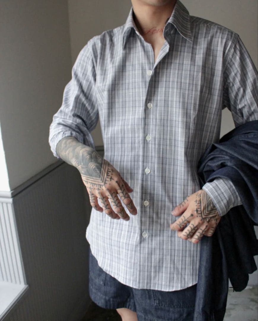 新品同様】 Camisas manolo 25SS NORMAL SHIRT - メルカリ