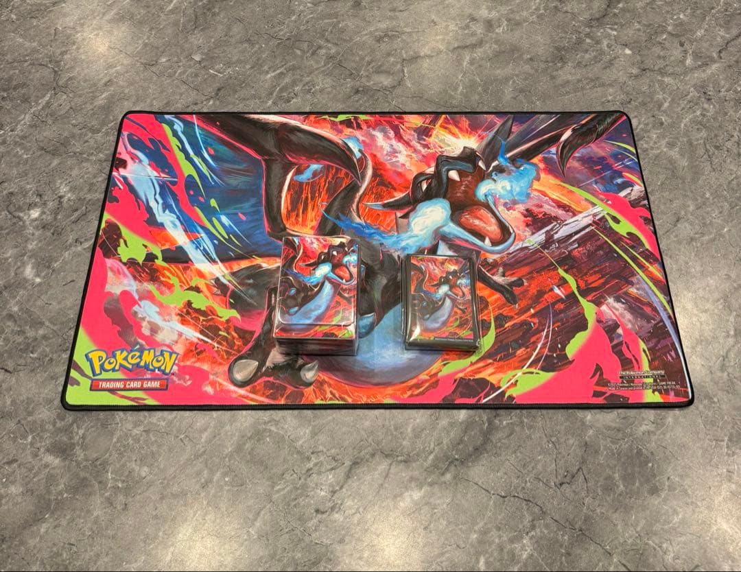 メガリザードンX プレイマット & スリーブ未開封UPC 2025 海外限定品