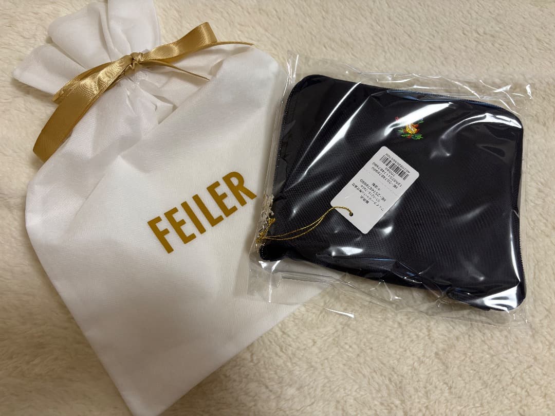 学校フェイラー ハイジ 携帯バッグ エコバッグ ギンガムネイビー 紺