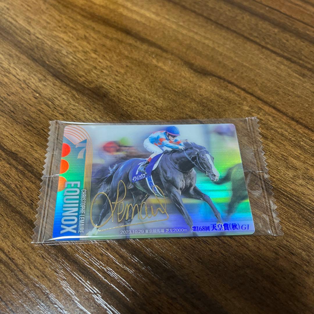 サラブレッドホースコレクション イクイノックス 金箔 サイン入り レア