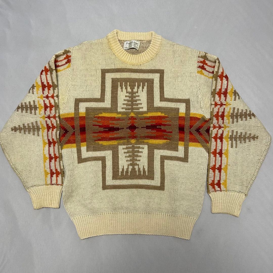70s Pendleton ウールニット 白タグ ネイティブ ペンドルトン - メルカリ
