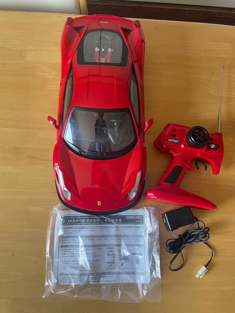 Ferrari 458 Italia ラジコンカー 楽天市場】リアル感抜群！ハンドル操作で車を操るフェラーリ イタリア