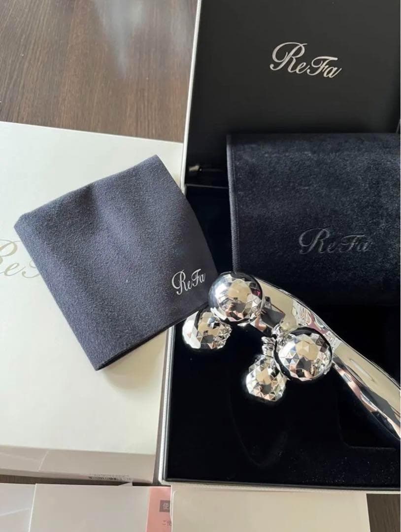 箱 説明書 付 Refa 4 CARAT リファ 4 カラット 美顔ローラー