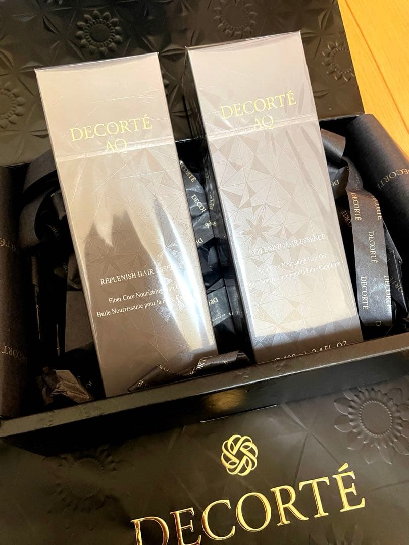 【新品未使用】DECORTEリプレニッシュヘアエッセンス ヘアオイル 2本セット