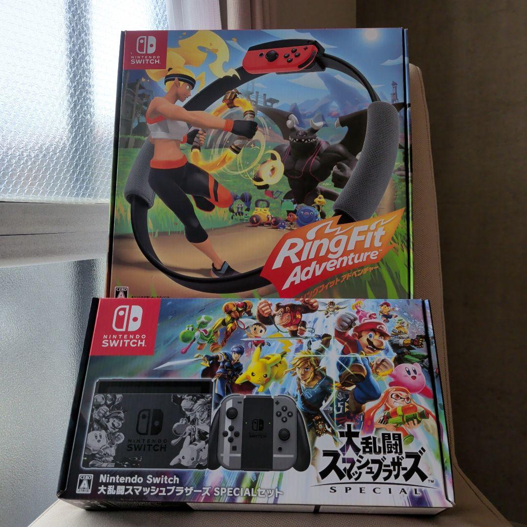 Switch大乱闘スマッシュブラザーズセット + リングフィットアドベンチャー Amazon.co.jp: Nintendo Switch リングフィット アドベンチャー セット