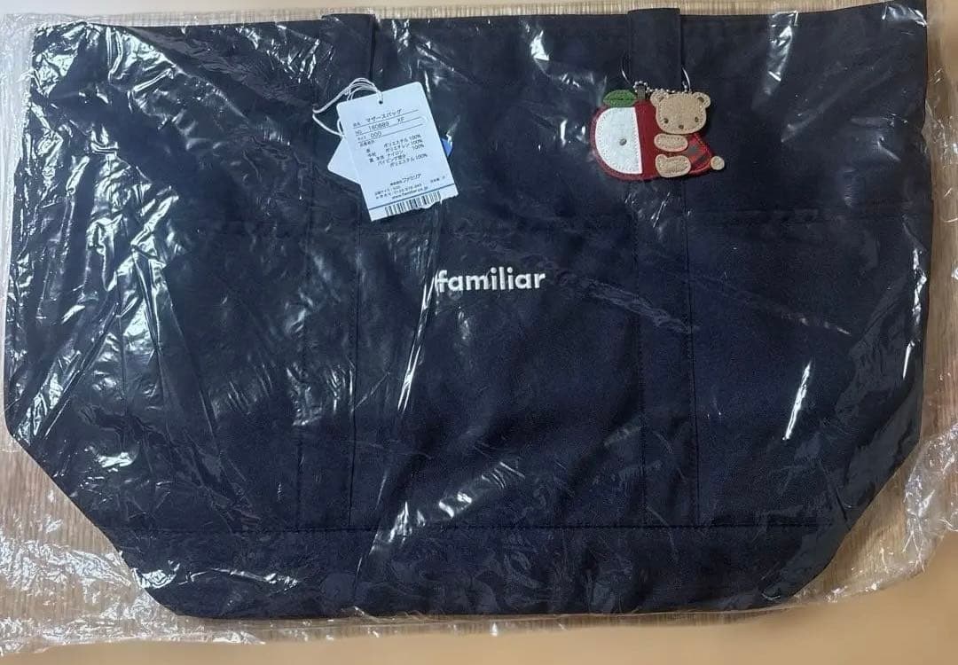 定価以下♡ファミリア赤チェック マザーズバッグ - メルカリ