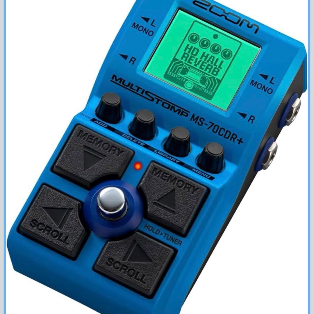 ZOOM MS-70CDR Plus マルチストンプペダル 70cdr+