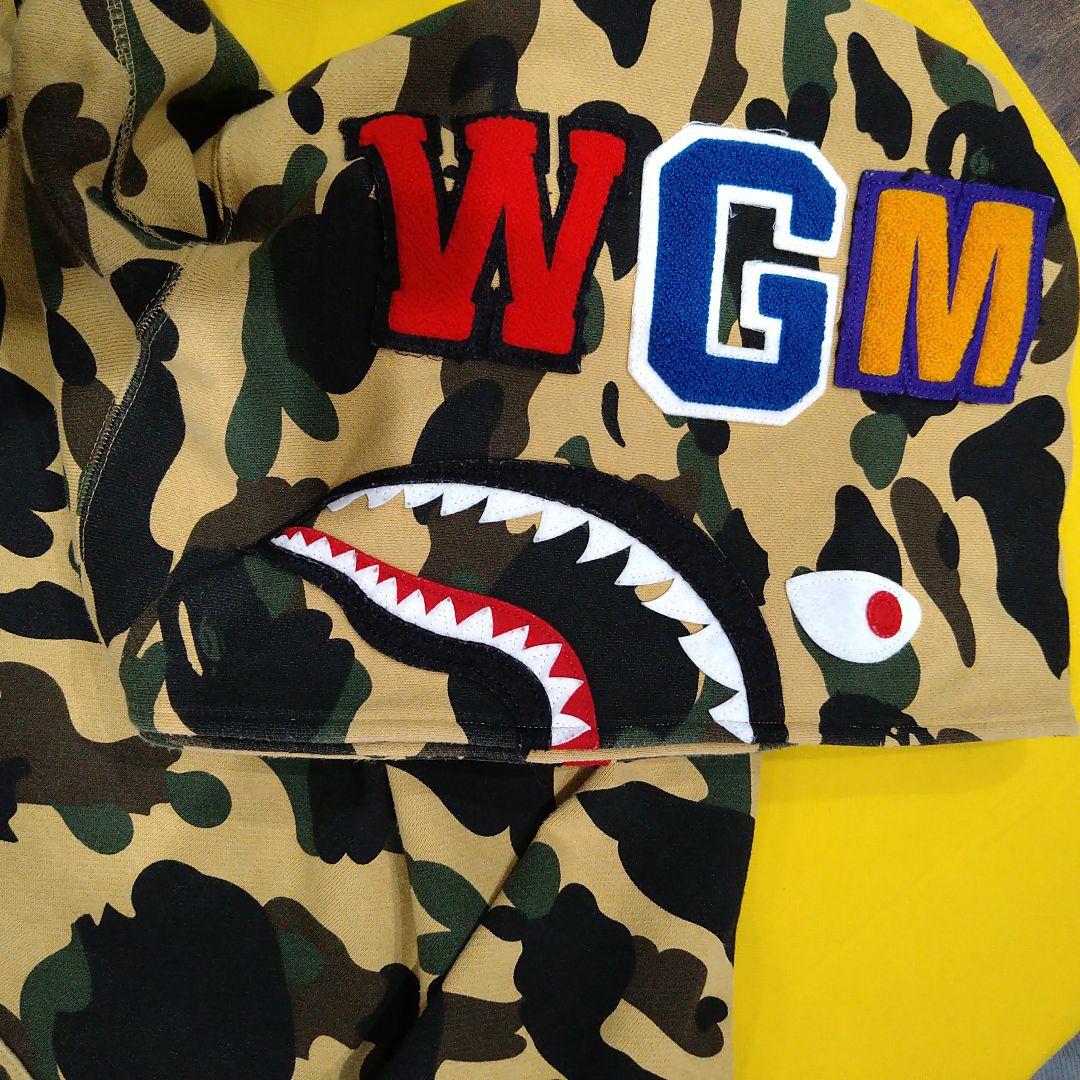 激レア美品】A BATHING APE 黄色カモ シャークパーカー M - メルカリ