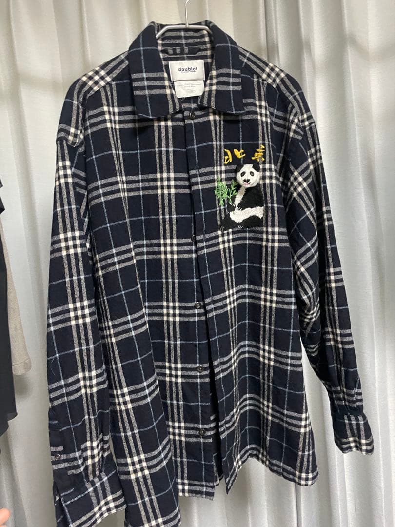 トップス doublet PUPPET ANIMAL EMBROIDERY SHIRT