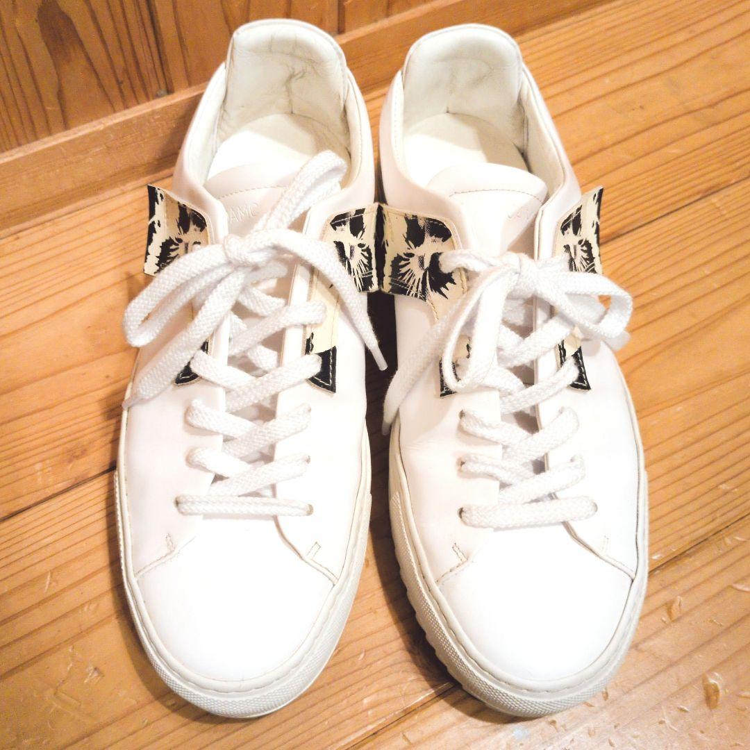 【定価6万超え・イタリア製】OAMC パッチスニーカー 白 27.5cm 希少