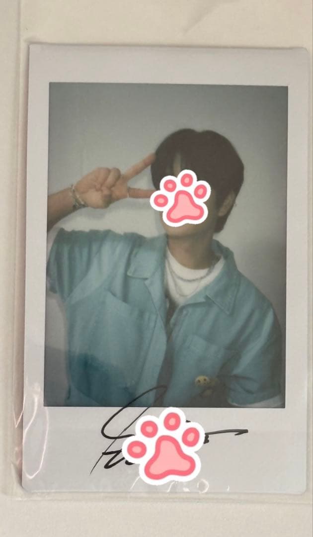 スンミン 直筆サイン入りチェキ Stray Kids スキズ