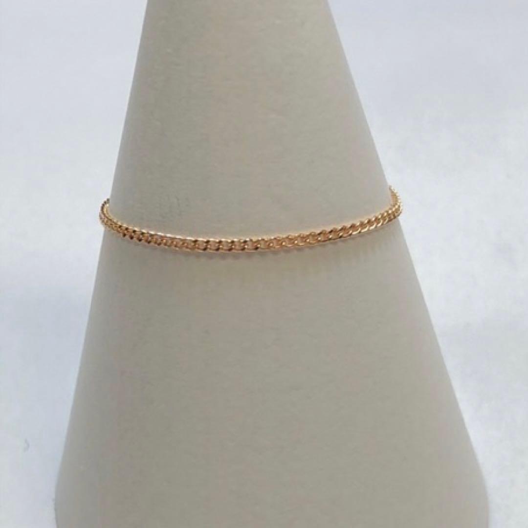 専用ページ29号　カットアズキも29号K18 0.9mm幅ピンクゴールド 喜平