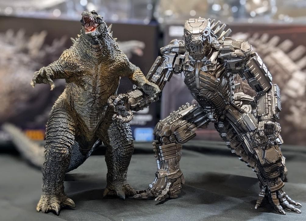 一番くじゴジラ＆メカゴジラ（バンプレスト）モンスターバース版 ソフビ２体セット