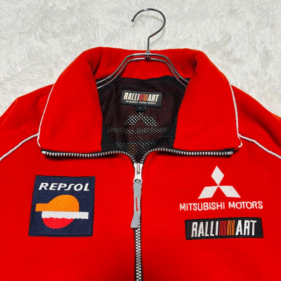 超希少 美品 三菱 ランエボ ラリーアート フリース ジャケット