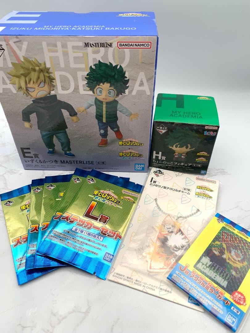 【新品未開封】一番くじ 僕のヒーローアカデミア E, H, I J, L賞まとめ