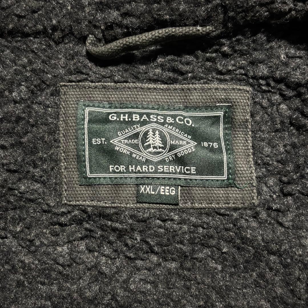 90s G.H.BASS 裏ボア ダック アクティブジャケット モスグリーン