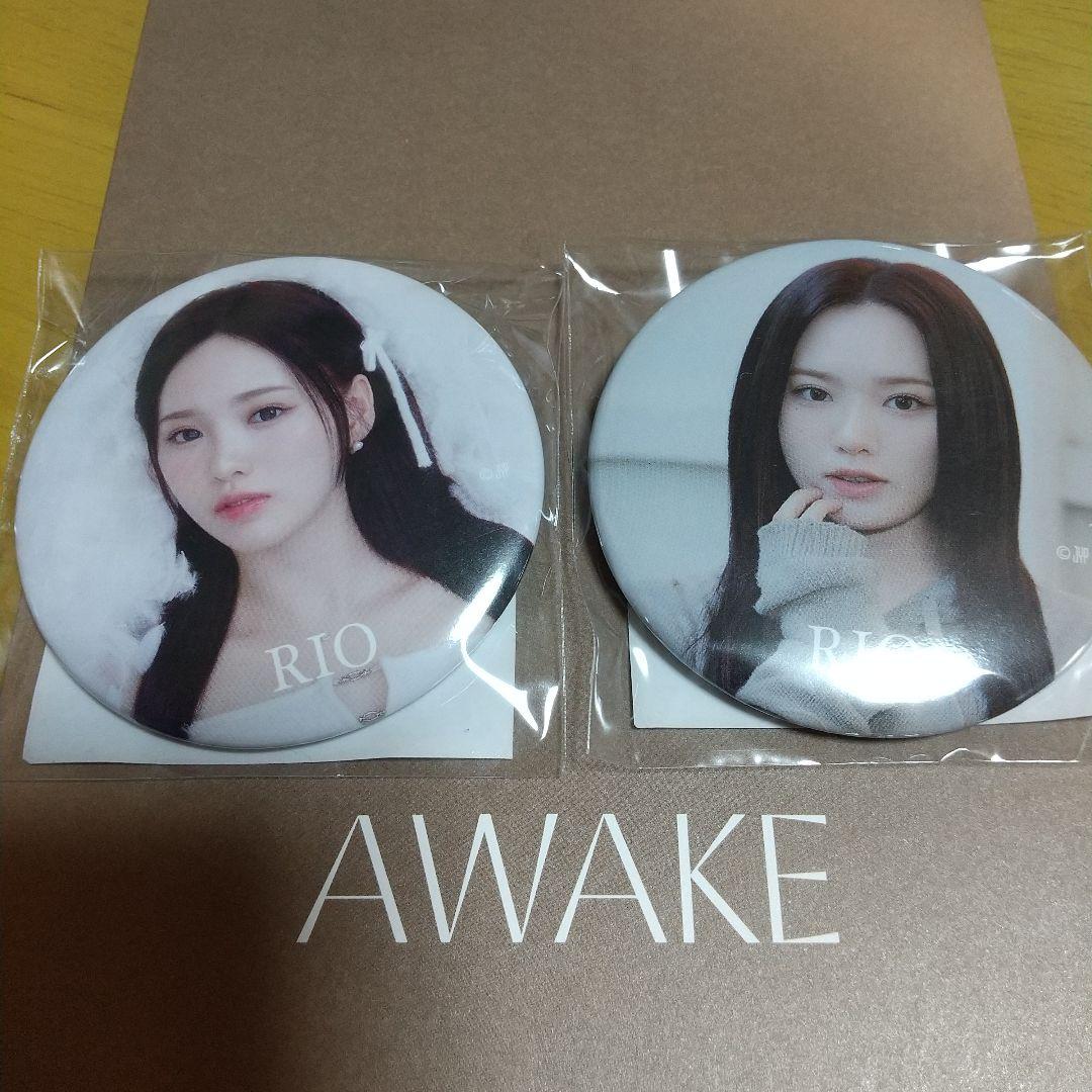 NiziU リオ 缶バッチABセット 〖AWAKE〗 - メルカリ