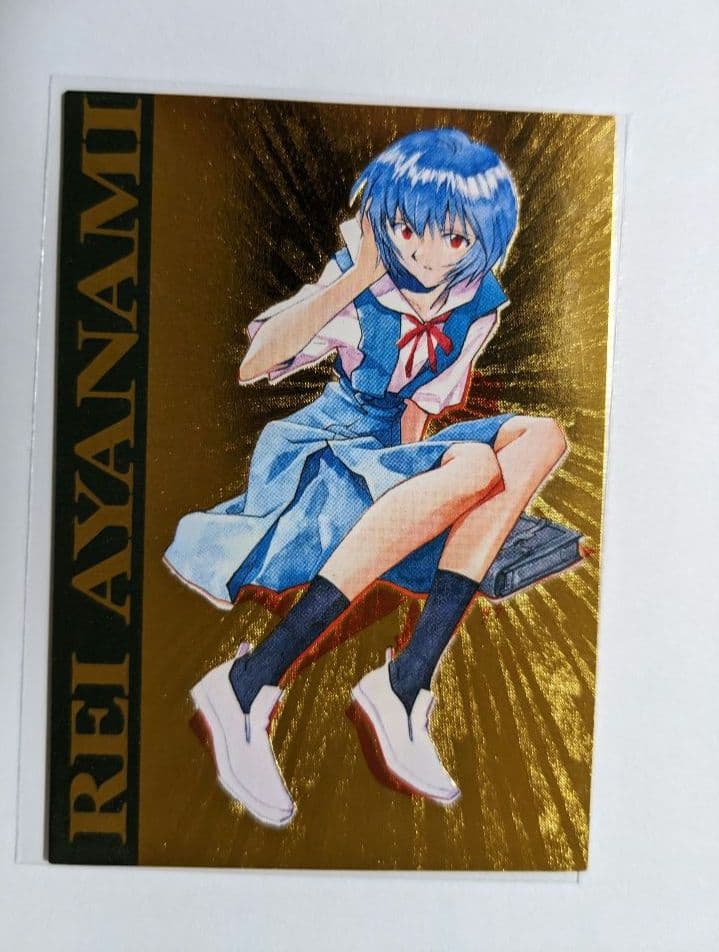 カードダスマスターズ　エヴァンゲリオン　綾波レイ　ゴールド　抽選