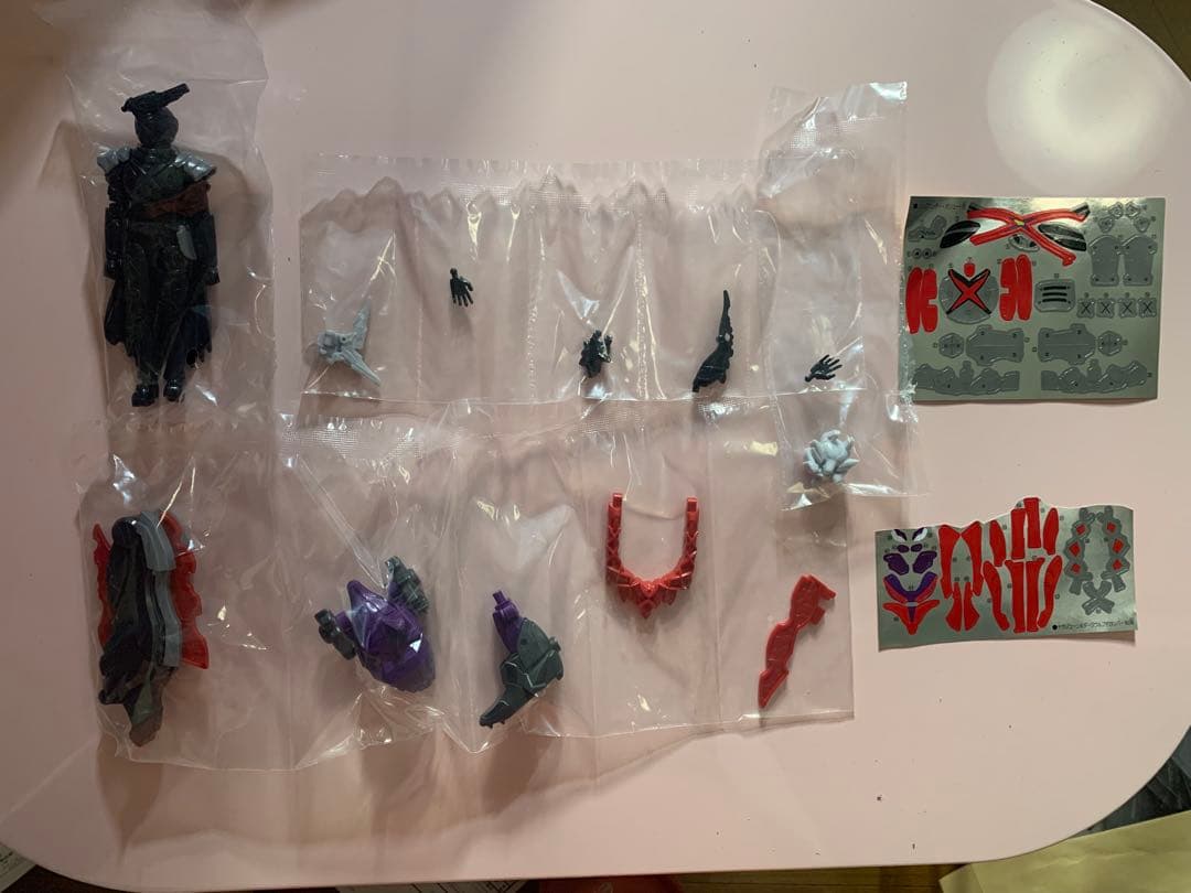 ミニプラ ゴジュウジャーダークウルフデカリバー50、ガリュード セット