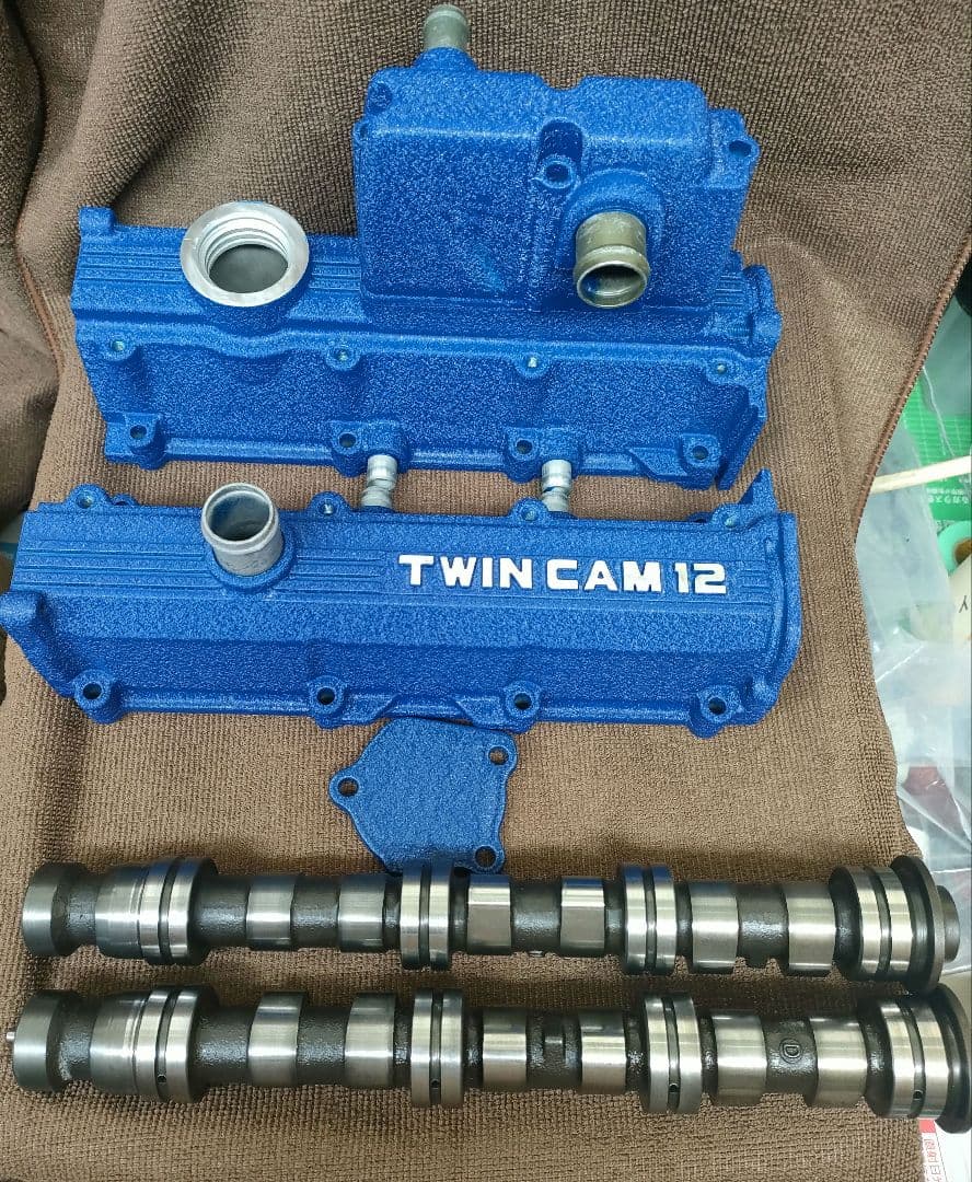 カプチーノ　F6Aツインカム　純正　ヘッドカバー　カムホルター　カムシャフト付き