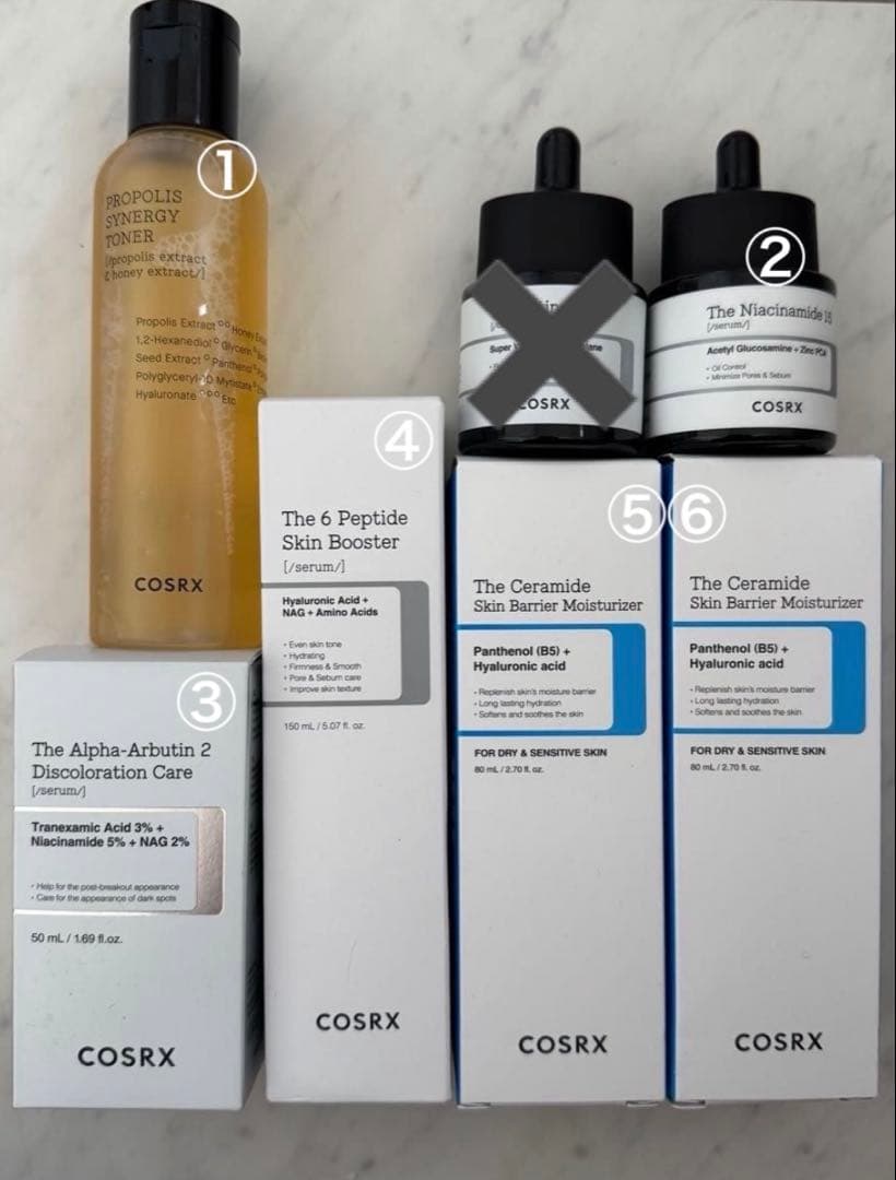 COSRX コスアールエックス スキンケア 7点セット