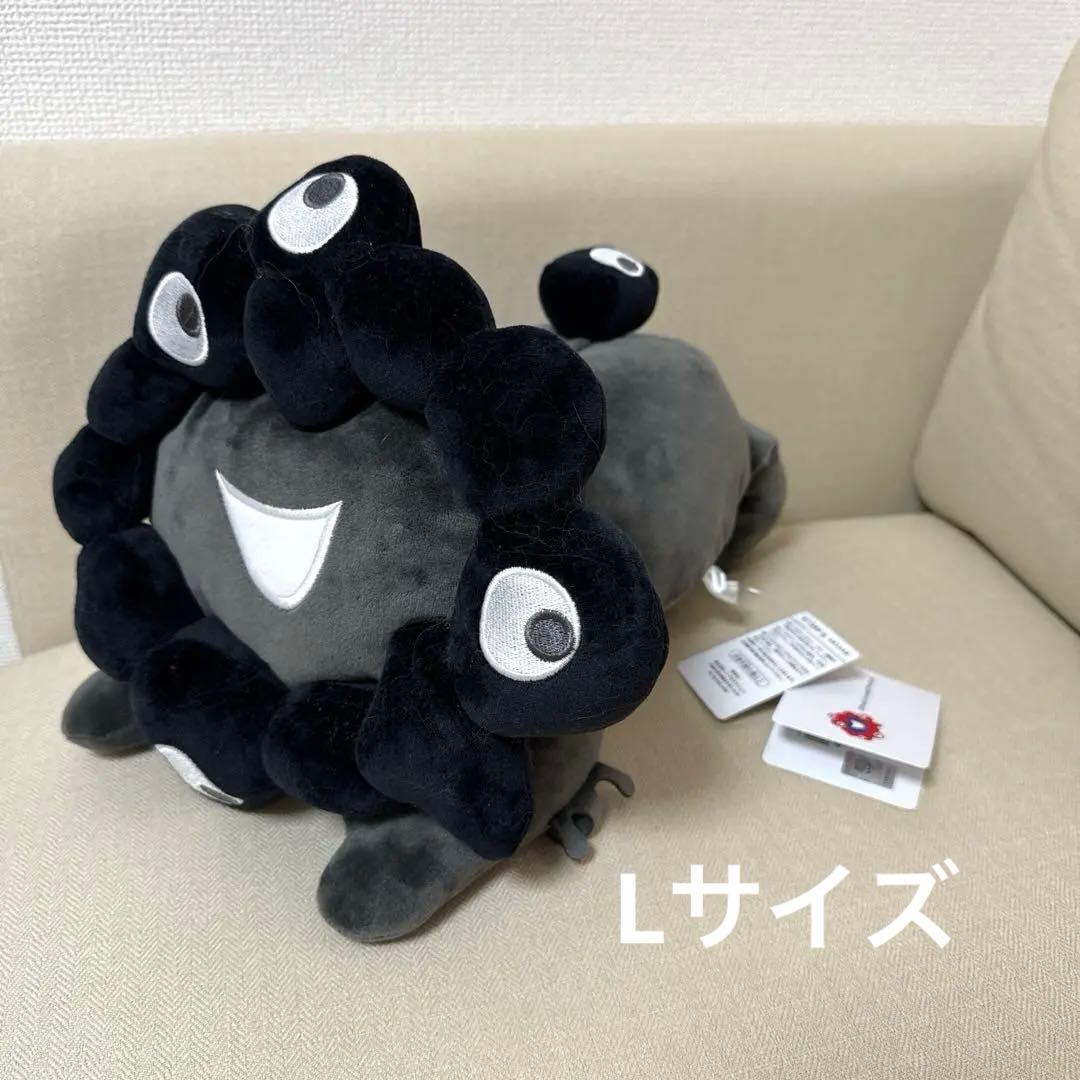 黒ミャクミャク 這い型ぬいぐるみLサイズ　新品