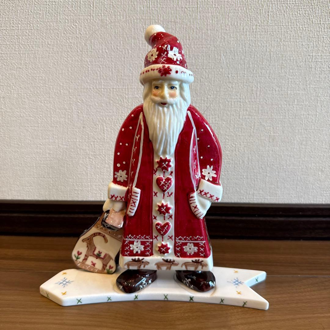 ビレロイ&ボッホ　クリスマス　サンタクロース　オーナメント　置物