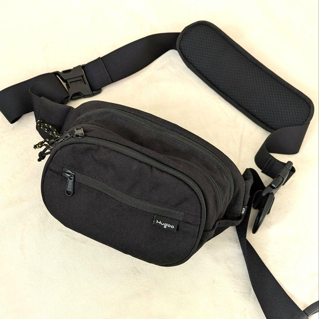 Hugoo ハグー 抱っこ紐 ヒップシート ブラック