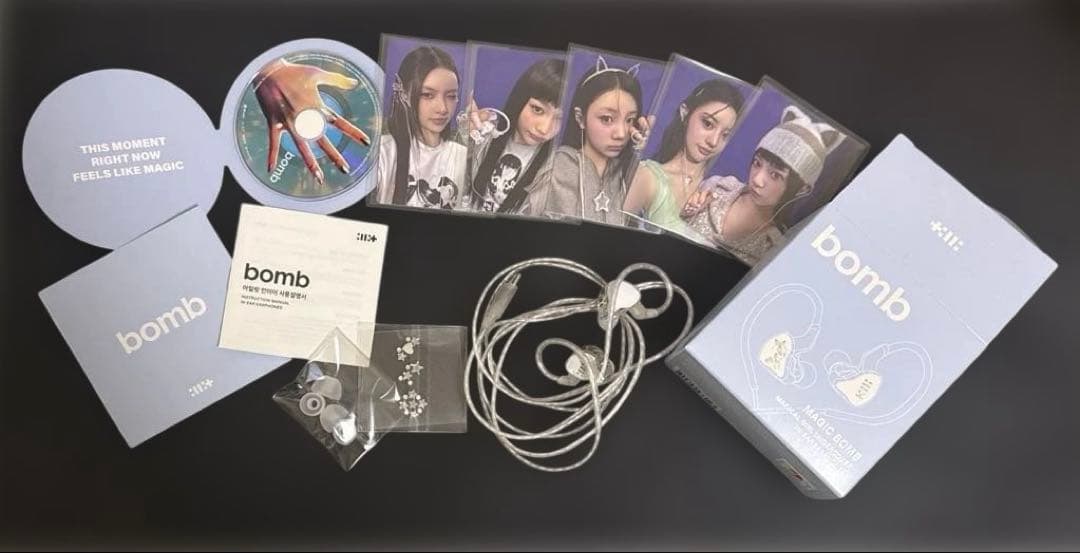 ILLIT 3rd album bombイヤモニ風 イヤホン ※商品の説明必読