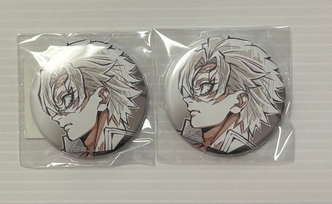 鬼滅の刃 WEBSHOPくじ 缶バッジ 実弥 - メルカリ