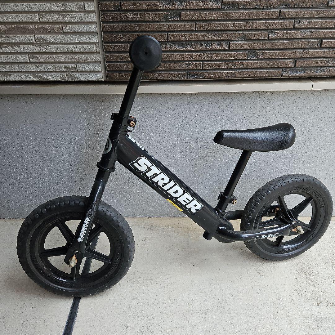 STRIDER バランスバイク ブラック スポーツタイプ - メルカリ