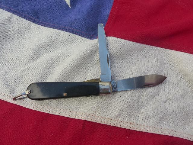 米軍実物 ポケットナイフ CAMILLUS 折り畳みナイフ 2枚ブレード　14