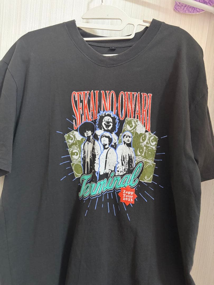 セカオワTerminal Tシャツ 黒 2023
