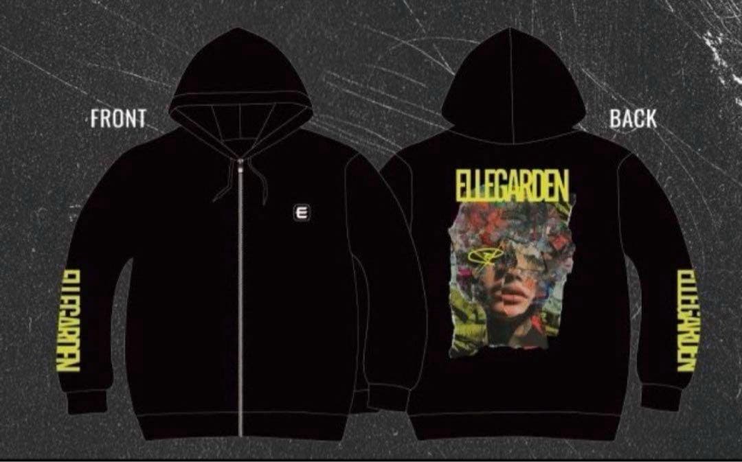 ELLEGARDEN アジアツアー　限定パーカーXL tsuno heart プルオーバーパーカー（FROST YELLOW） – 鹿島