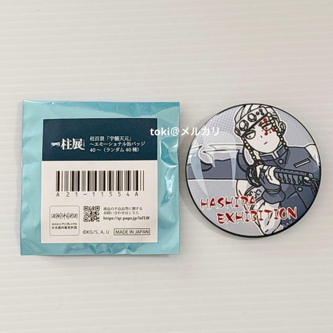 鬼滅の刃 柱展 柱百景 宇髄天元 エモーショナル缶バッジ 缶バッジ 17番