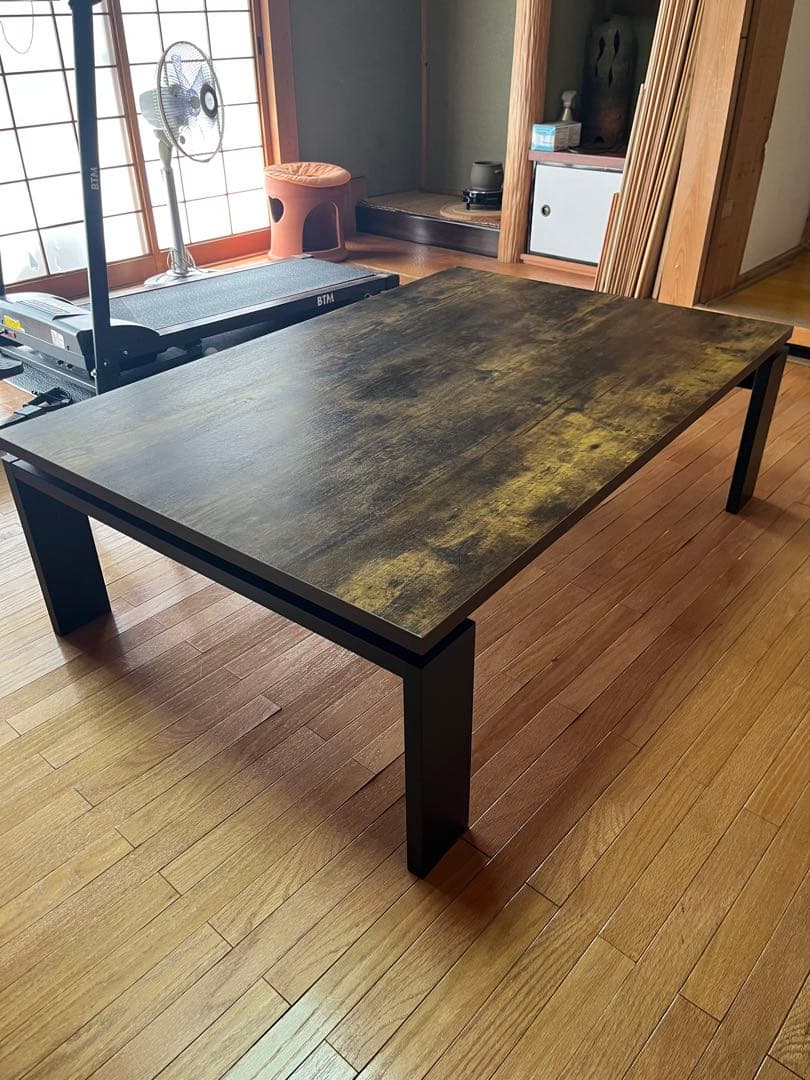 【引取り＆お届件け限定　大阪】ニトリ　リビングこたつヴィンテージ風　男前家具