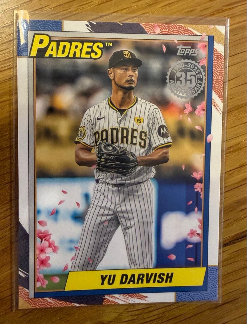 2025 topps update ダルビッシュ有 桜パラレル - メルカリ