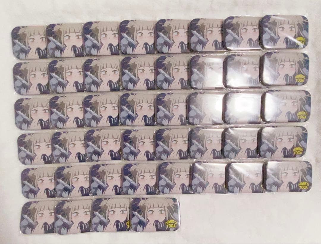 ヒロアカ まるかく缶バッジ4 コレクション 缶バッジトガヒミコ 45点