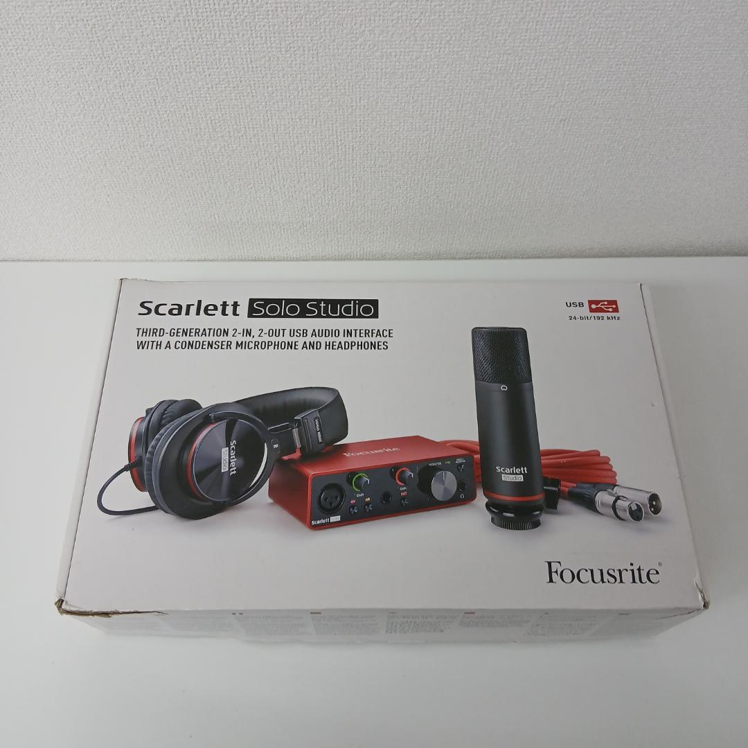 【ジャンク】Focusrite Scarlett Solo Studio
