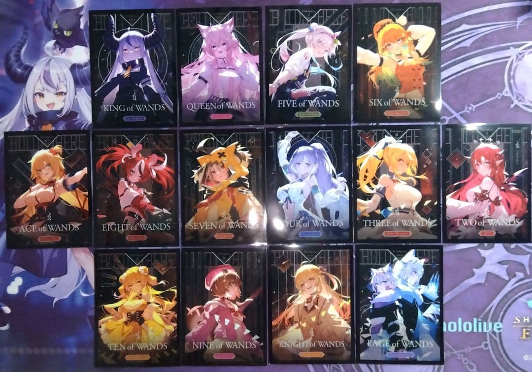 ホロライブ 混沌の女神様 全14種 計14枚 スリーブ 各1枚ずつ タロット