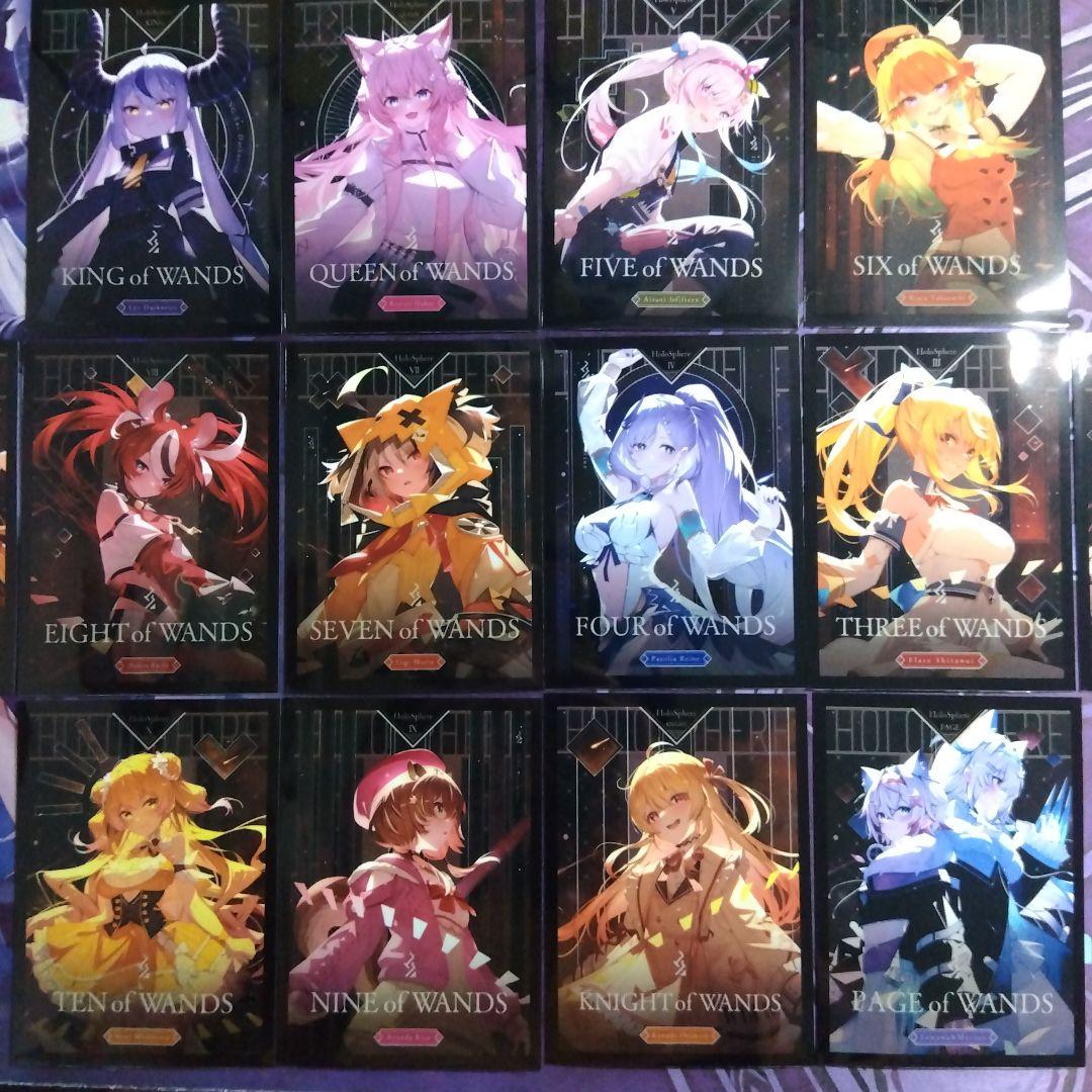 ホロライブ 混沌の女神様 全14種 計14枚 スリーブ 各1枚ずつ タロット