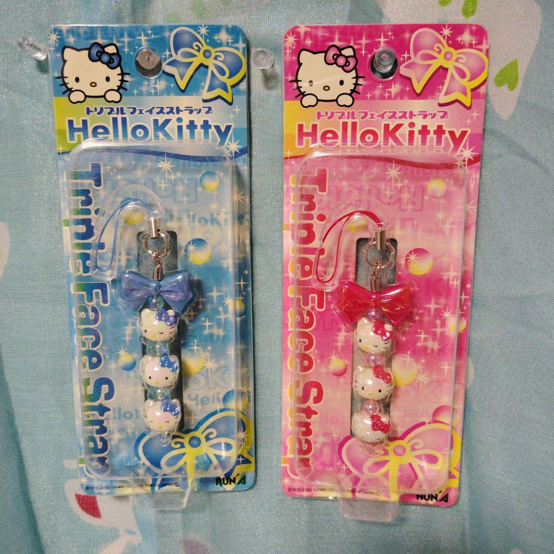 キティ トリプルフェイス　ストラップ　2005 ブルー　ピンク　ラナ 楽天市場】ハローキティ 90s ネックストラップ nic_kt27-06_08 ハロー